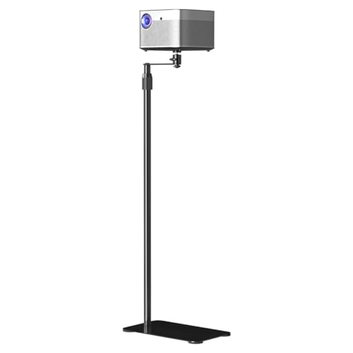 suptek Soporte Proyector de Metal, Oculto, Giratorio 360°, Altura Ajustable, Soporte para Mini Proyector, Compatible con Cámara DVR de Video Vlog para Hogar y Oficina, PR001FP