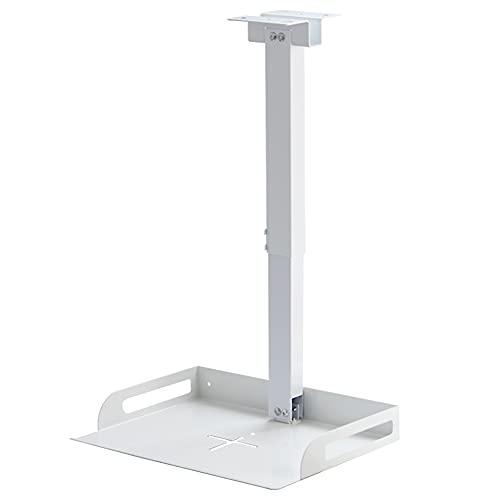 Soporte para Proyector de Techo y Pared,Drsn Soporte de Techo para Proyector,Carga Máx 10KG-Bandeja de 35x22CM - Palo Extensible 34-56CM,Soporte de Techo para Miniproyector,Cámara de Videoconferencia