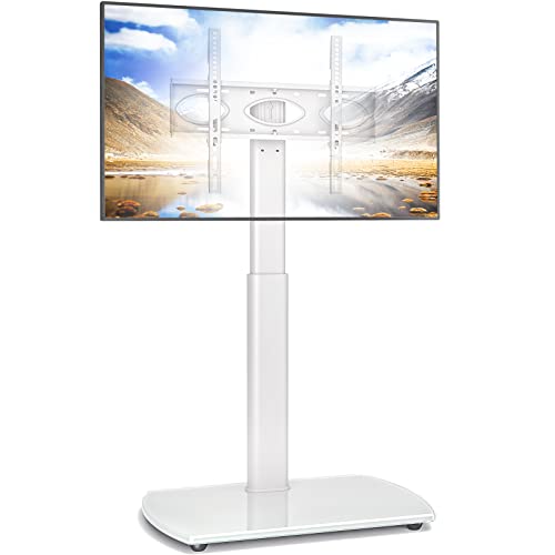 RFIVER Soporte TV Pie para TV de 32-65 Pulgadas de Plasma LED LCD, Soporte TV Suelo con Giratorio y Altura Ajustable hasta 35 Kg, VESA Máx 400x400mm