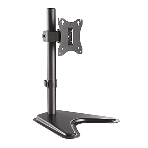 HOLMIOS EASY SOLUTIONS! Soporte para TV Monitor con Peana Sobremesa 17-27 Pulgadas - Compatible con VESA 75x75 y 100x100 | Fácil y Rápido de Instalar