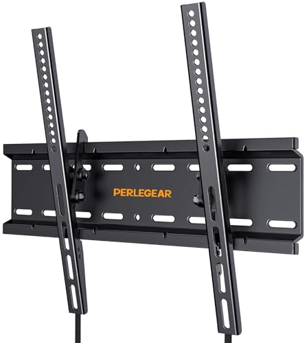 Perlegear Soporte de Pared para TV 26 a 60 Pulgadas, Soporte Television Pared Inclinable con Carga de 52 kg, VESA Máx. 400x400mm, PGMTK1