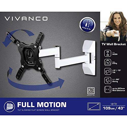 Soporte TV VIVANCO Titan BFMO 6020 W 43 2 BR 25 K